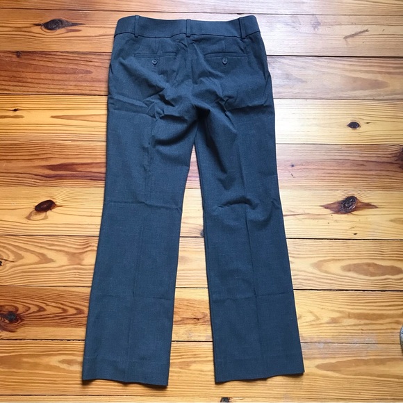 Loft Marisa Trouser Grey Flare Work Pants, EUC, 2 - Picture 9 of 13